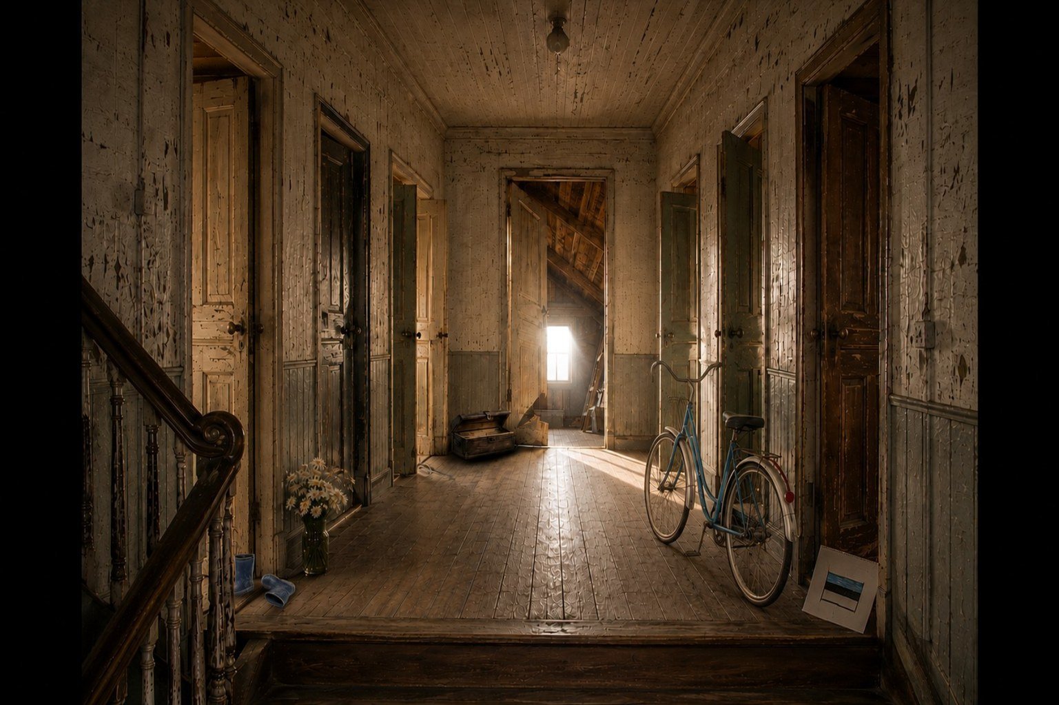 The atmospheric corridor featured on the Notes from a Life homepage